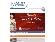 Tablet Screenshot of mampsongs.com